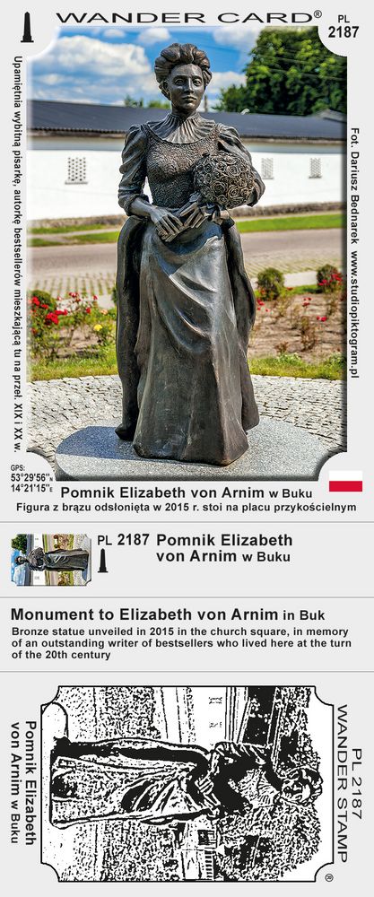 Pomnik Elizabeth von Arnim w Buku