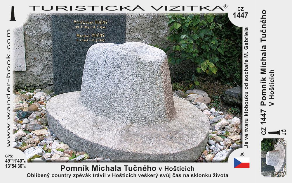 Pomník Michala Tučného v Hošticích