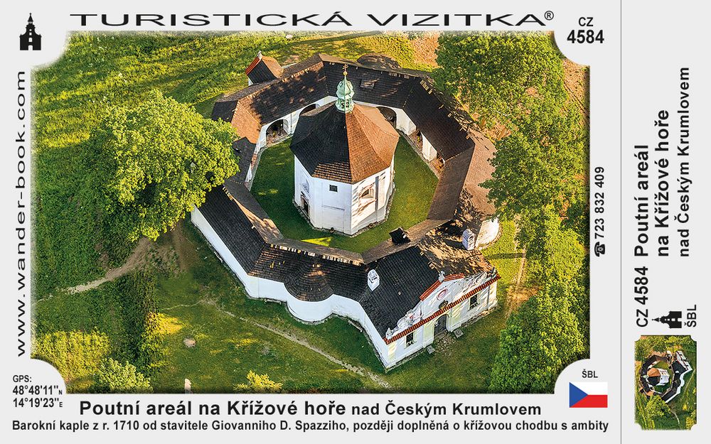 Poutní areál na Křížové hoře nad Českým Krumlovem