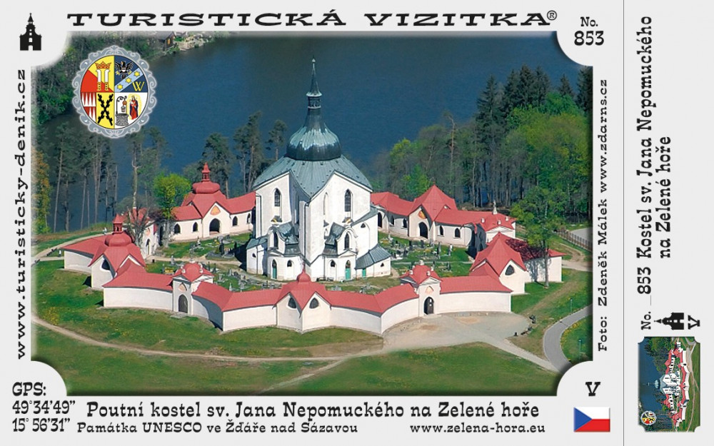 Poutní kostel sv. J. Nepomuckého na Z. h.