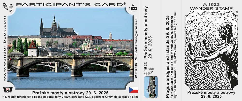 Pražské mosty a ostrovy 29. 6. 2025