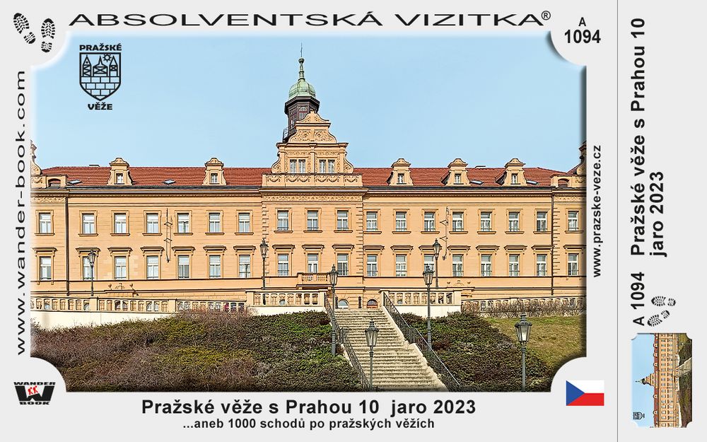 Pražské věže s Prahou 10  jaro 2023