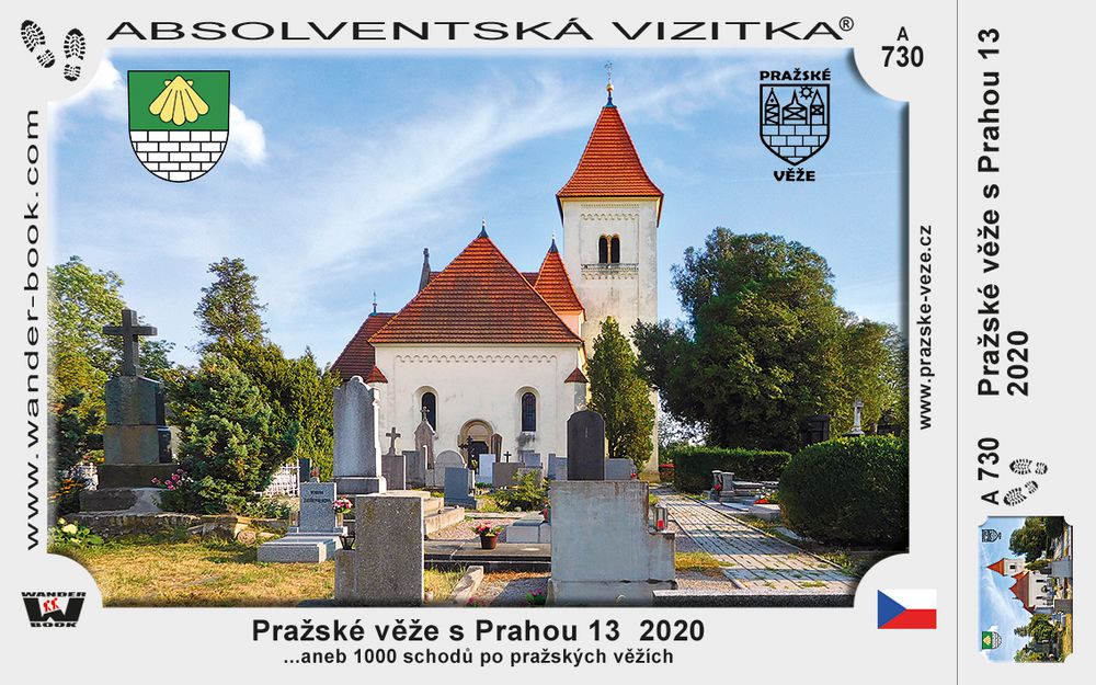 Pražské věže s Prahou 13  2020