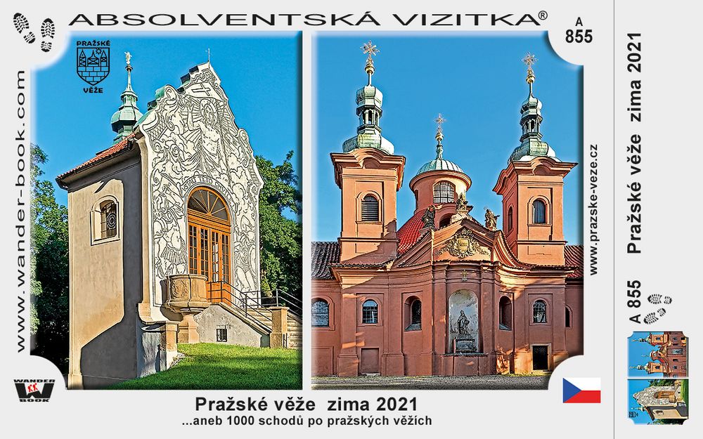 Pražské věže  zima 2021
