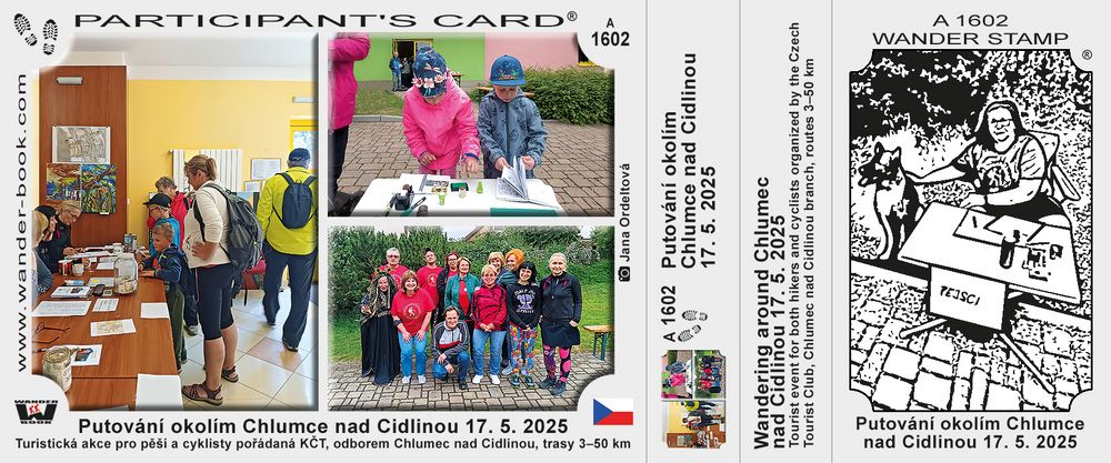 Putování okolím Chlumce nad Cidlinou 17. 5. 2025