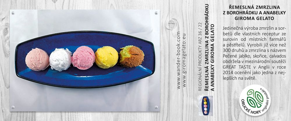 Řemeslná zmrzlina z Borohrádku a Anabelky Giroma Gelato