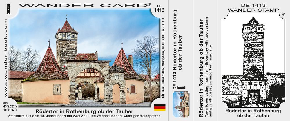 Rödertor in Rothenburg ob der Tauber