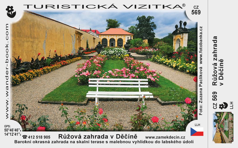Růžová zahrada v Děčíně
