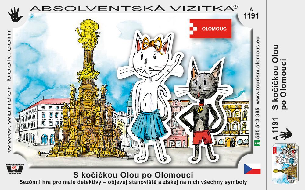 S kočičkou Olou po Olomouci