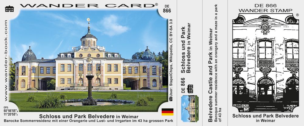 Schloss und Park Belvedere in Weimar