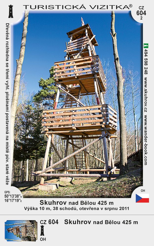 Skuhrov nad Bělou rozhledna