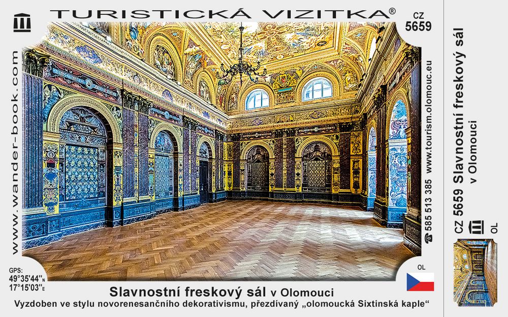 Slavnostní freskový sál v Olomouci