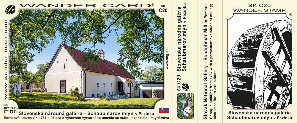 Slovenská národná galéria – Schaubmarov mlyn v Pezinku
