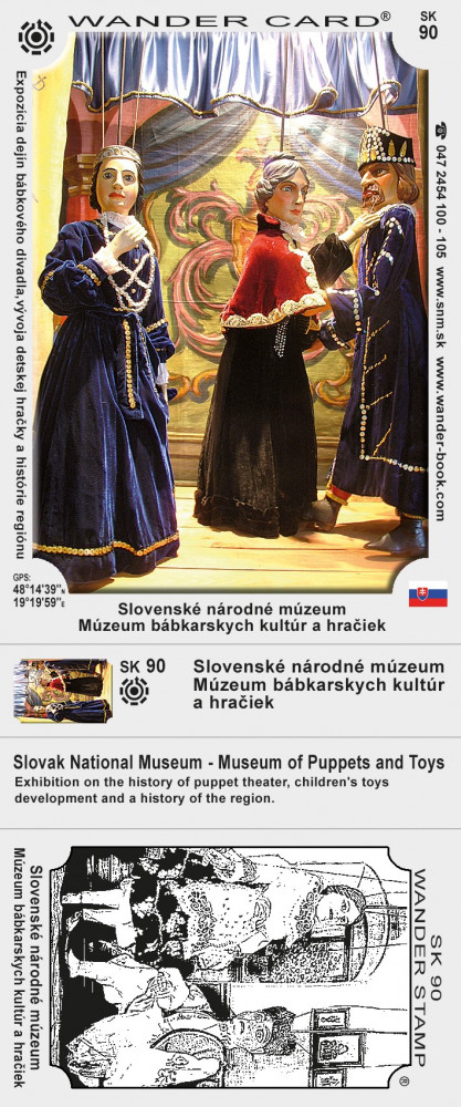 Slovenské národné múzeum - Múzeum bábkarskych kultúr a hračiek