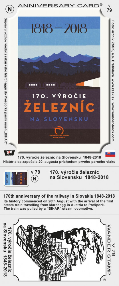 Slovensko 170 vyrocie zeleznic