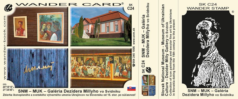 SNM – MUK – Galéria Dezidera Millyho vo Svidníku
