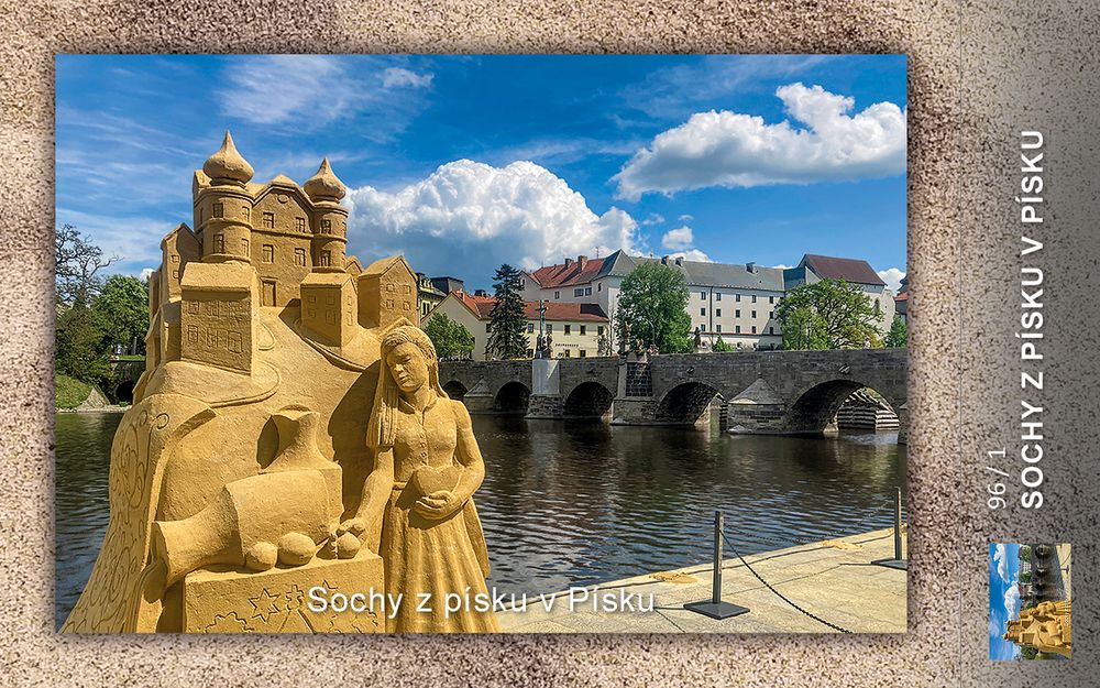 Sochy z písku v Písku