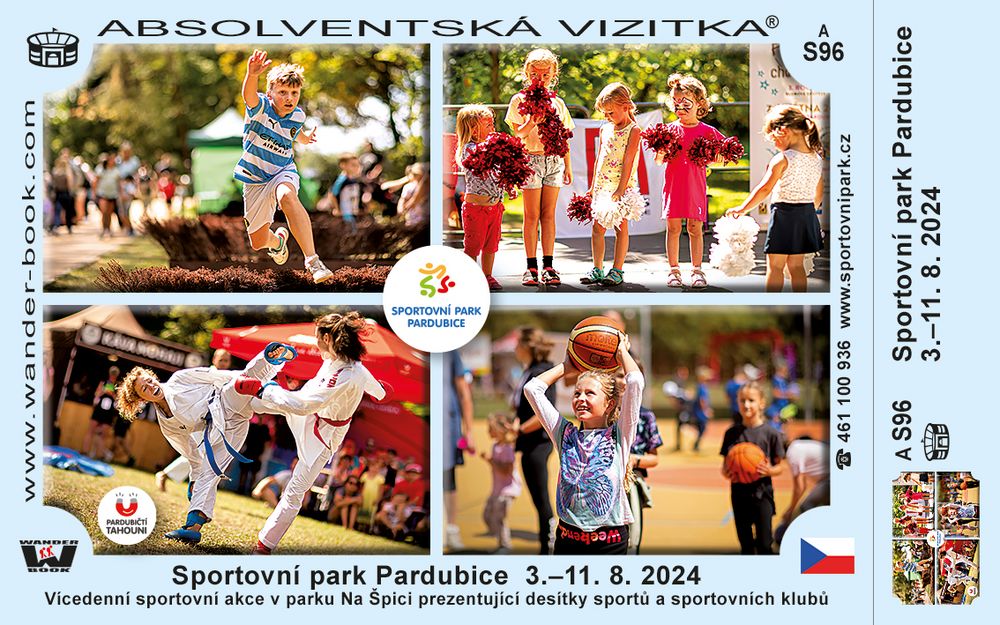 Sportovní park Pardubice  3.–11. 8. 2024