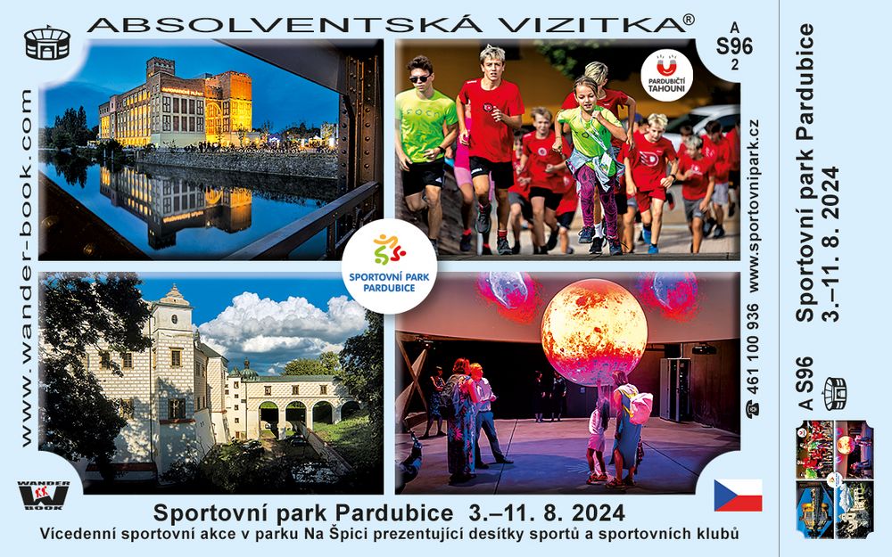 Sportovní park Pardubice  3.–11. 8. 2024