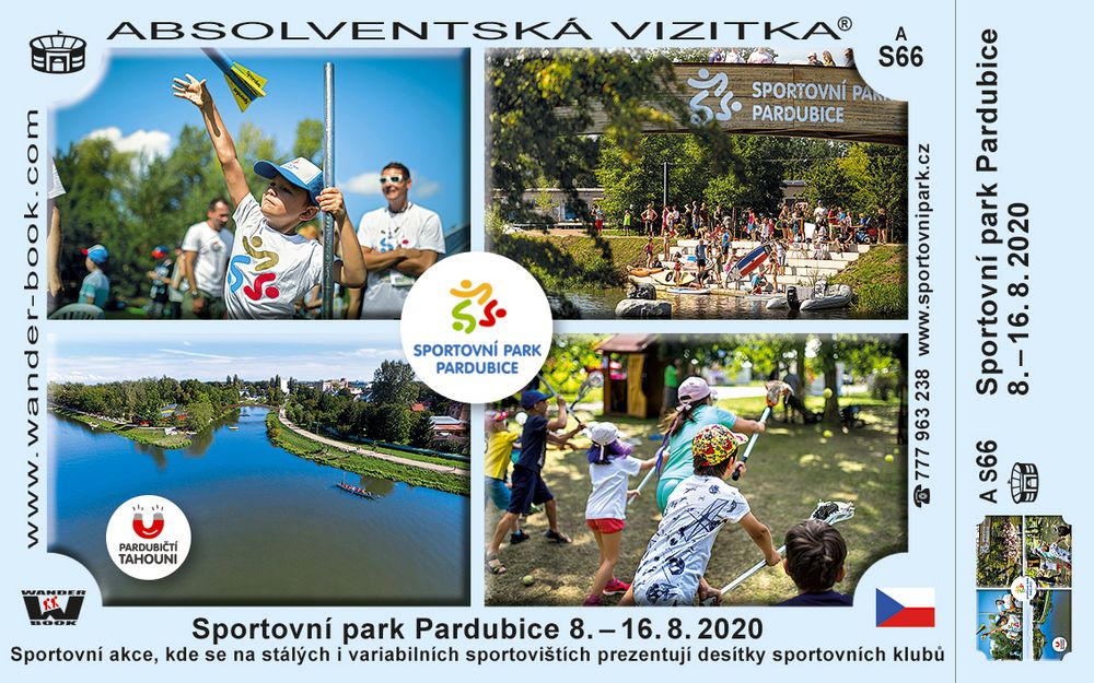 Sportovní park Pardubice 8.–16. 8. 2020