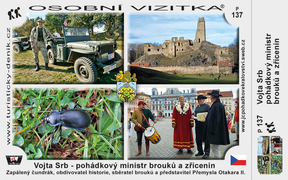 Vojta Srb – pohádkový ministr brouků a zřícenin