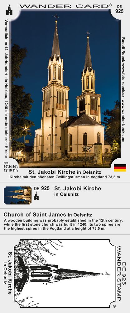 St. Jakobi Kirche in Oelsnitz