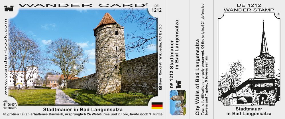 Stadtmauer in Bad Langensalza
