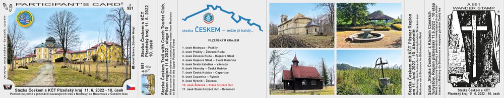 Stezka Českem s KČT Plzeňský kraj  11. 6. 2022 - 10. úsek