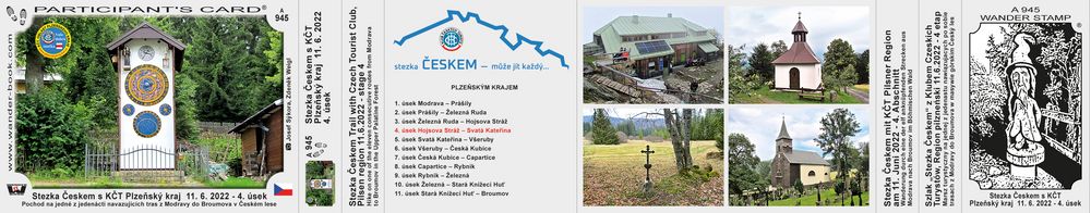 Stezka Českem s KČT Plzeňský kraj  11. 6. 2022 - 4. úsek