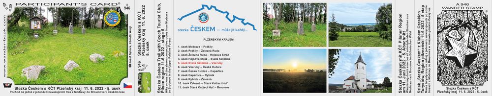 Stezka Českem s KČT Plzeňský kraj  11. 6. 2022 - 5. úsek