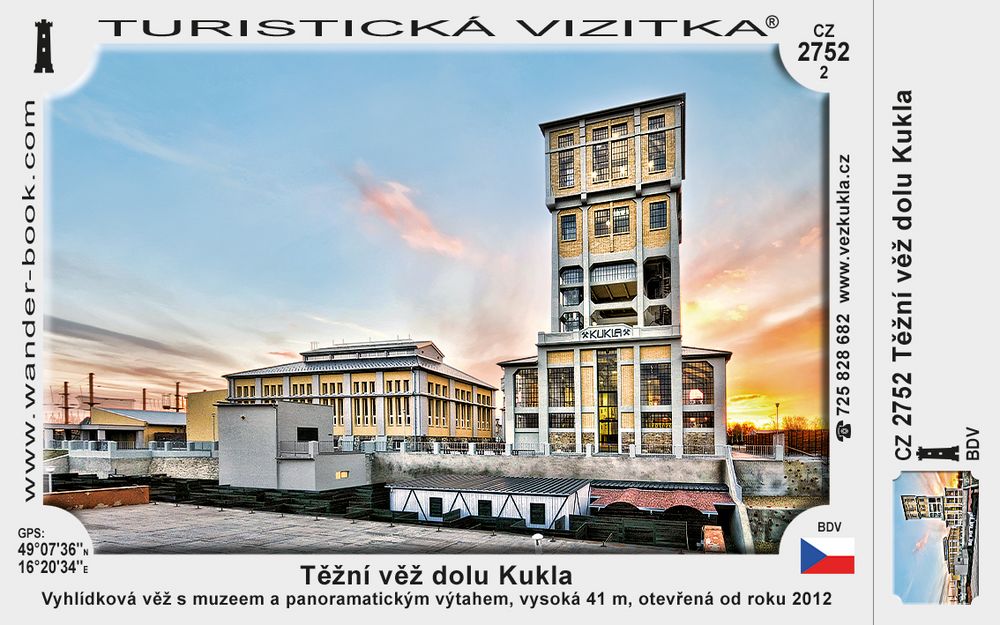 Těžní věž dolu Kukla