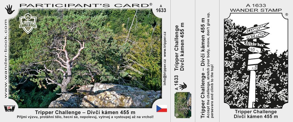 Tripper Challenge – Dívčí kámen 455 m