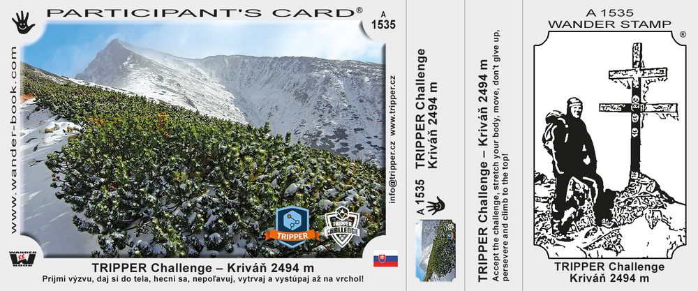 TRIPPER Challenge – Kriváň 2494 m