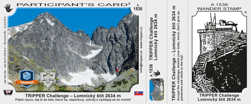 TRIPPER Challenge – Lomnický štít 2634 m