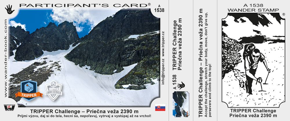 TRIPPER Challenge – Priečna veža 2390 m