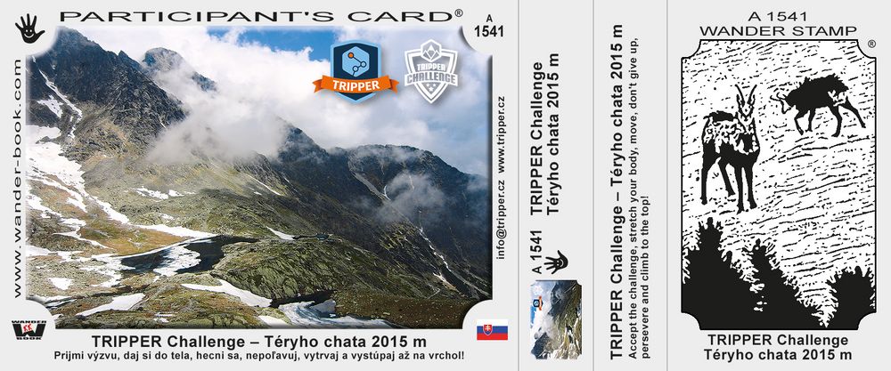 TRIPPER Challenge – Téryho chata 2015 m