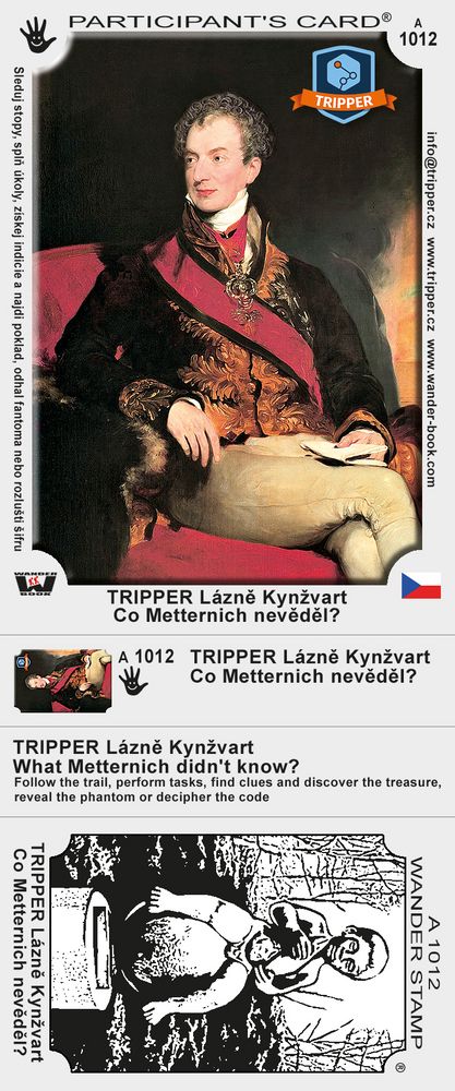 TRIPPER Lázně Kynžvart – Co Metternich nevěděl?