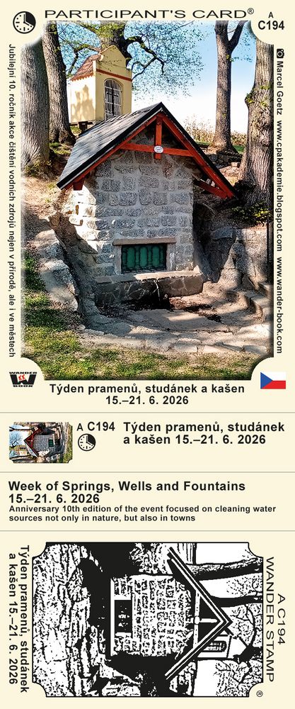 Týden pramenů, studánek a kašen 15.–21. 6. 2026