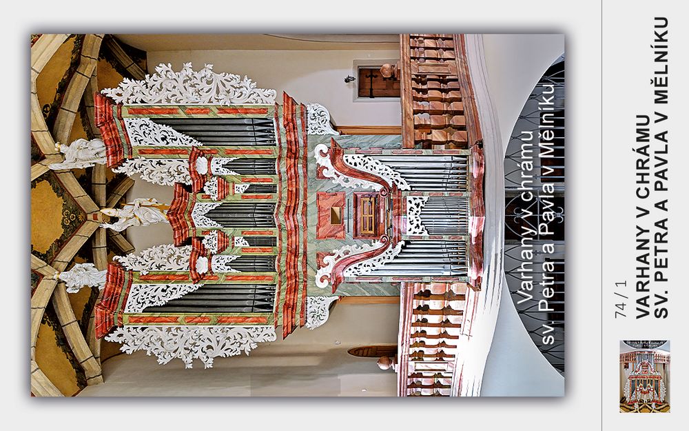 Varhany v kostele sv. Petra a Pavla v Mělníku