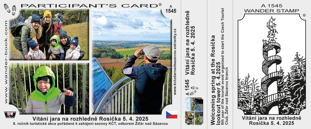 Vítání jara na rozhledně Rosička 5. 4. 2025