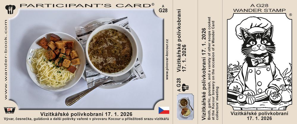 Vizitkářské polívkobraní 17. 1. 2026