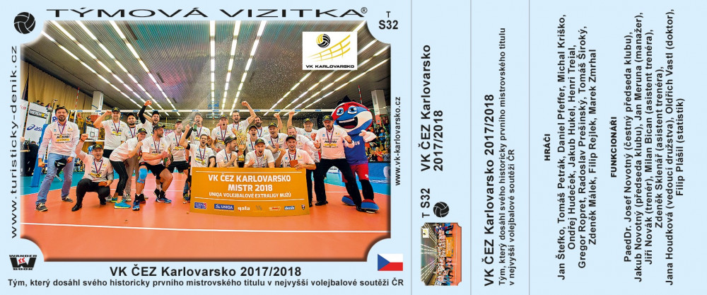 VK ČEZ Karlovarsko 2017/2018