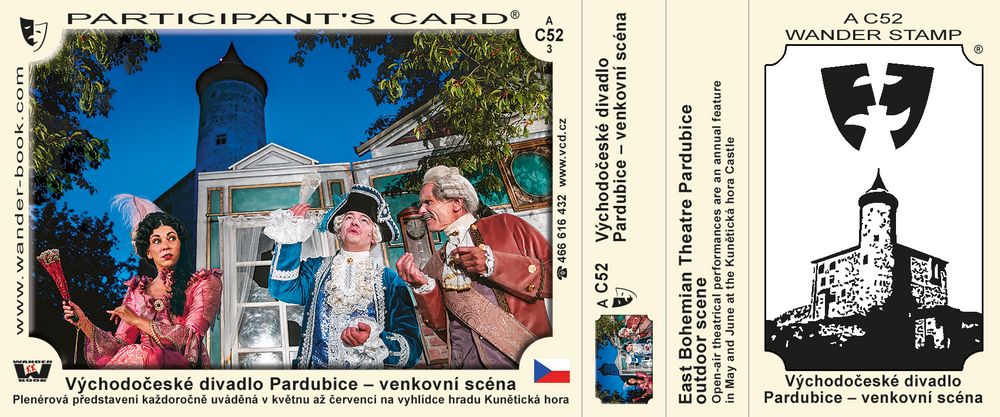 Východočeské divadlo Pardubice – venkovní scéna