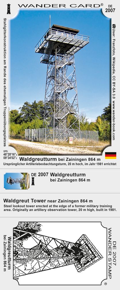 Waldgreutturm bei Zainingen