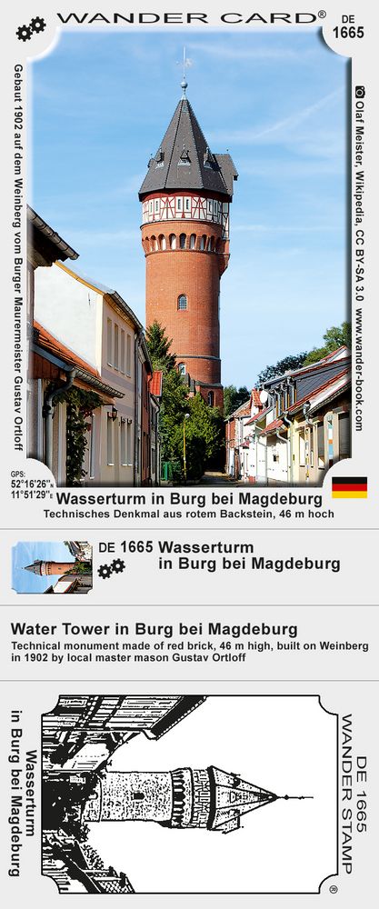 Wasserturm in Burg bei Magdeburg