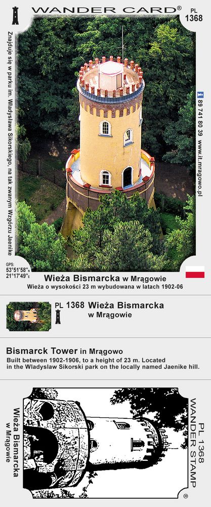 Wieża Bismarcka w Mrągowie