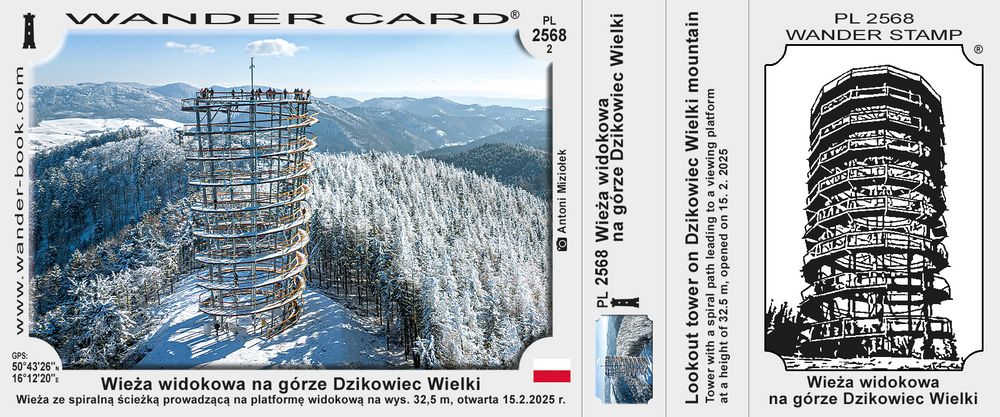 Wieża widokowa na górze Dzikowiec Wielki
