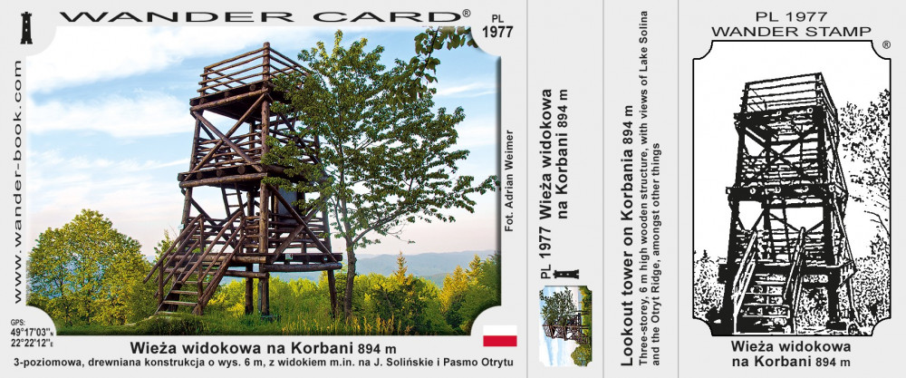 Wieża widokowa na Korbani