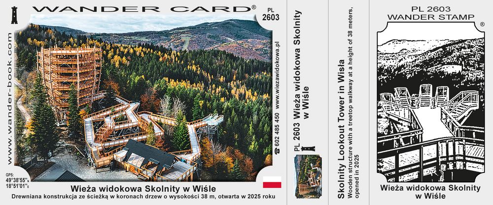 Wieża widokowa Skolnity w Wiśle