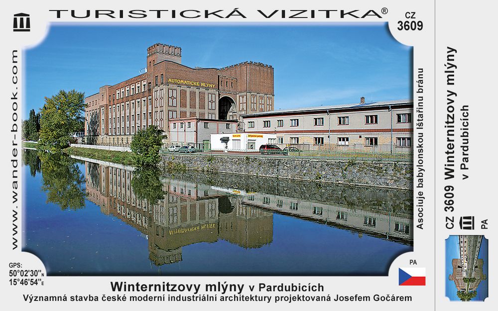 Winternitzovy mlýny v Pardubicích